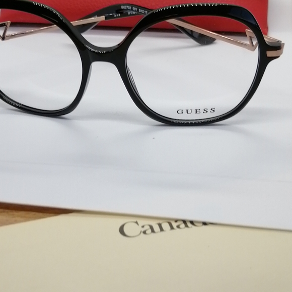 Brand New/Authentic Guess Eyeglass GU2702 Blk/Gold - Picture 2 of 8